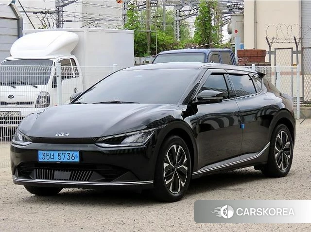 Kia EV6 2022 Черный из Кореи