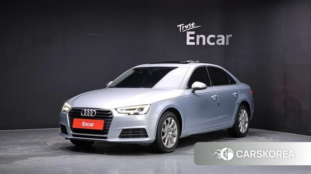 Audi A4 (B9) 2018 Серебряный из Кореи
