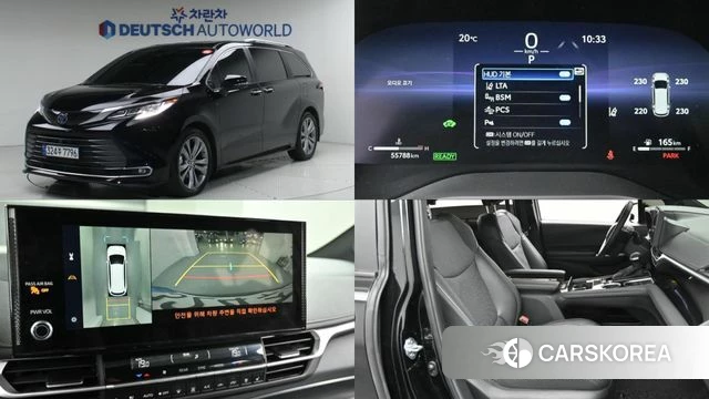Toyota Sienna 4th Generation 2025 Черный из Кореи