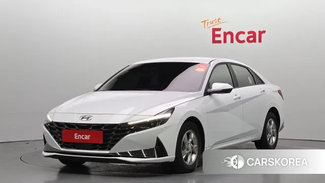 Hyundai Avante (CN7) 2022 Белый из Кореи