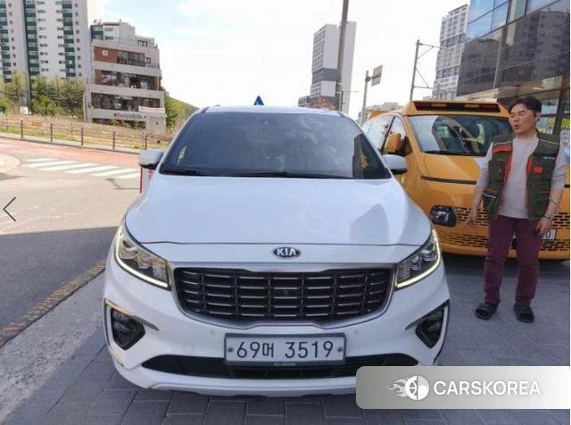 Kia The New Carnival 2019 Белый из Кореи