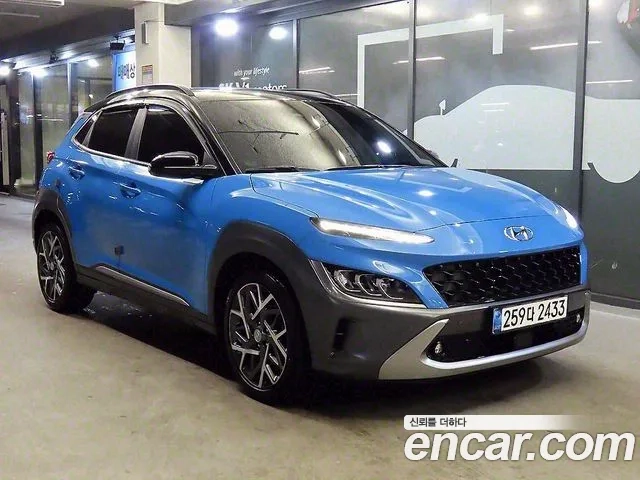Hyundai The New Kona Hybrid 2020 Синий из Кореи