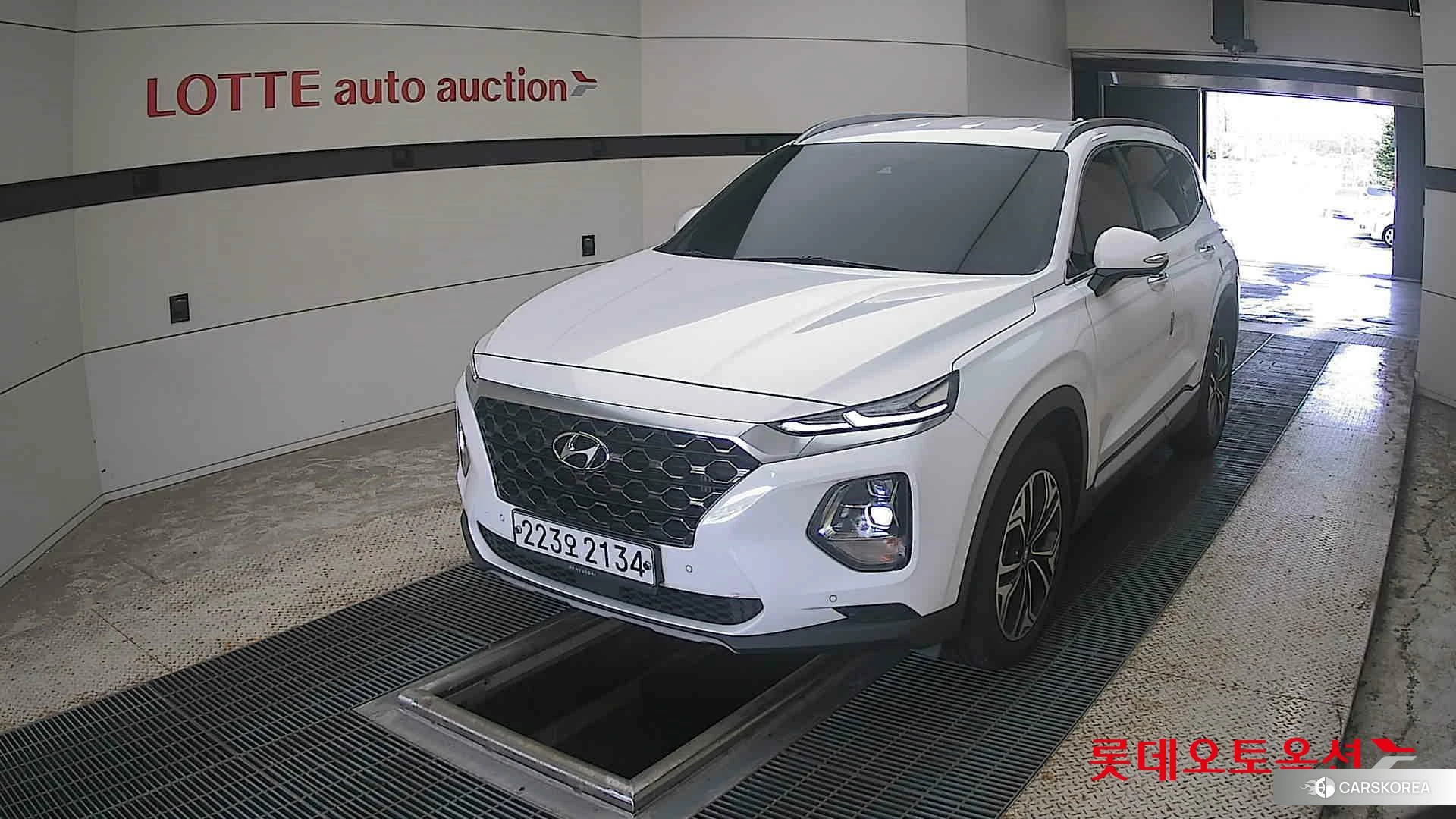 Hyundai Santa Fe 2020 Белый из Кореи