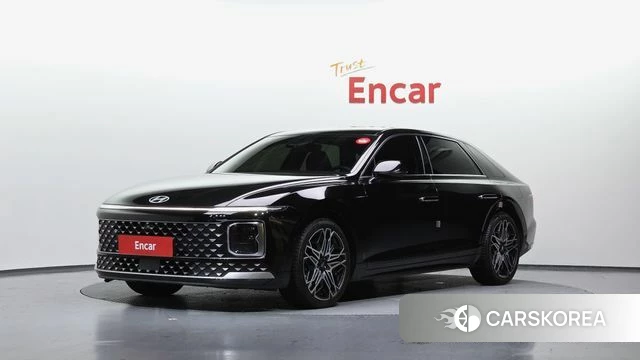 Hyundai Grandeur Hybrid (GN7) 2023 Черный из Кореи