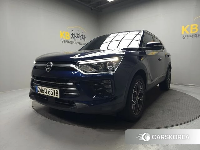 Ssangyong Beautiful Korando 2021 Синий из Кореи