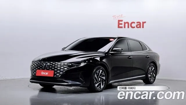 Hyundai The New Grandeur IG Hybrid 2020 Черный из Кореи