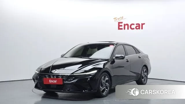 Hyundai The New Avante Hybrid (CN7) 2024 Черный из Кореи