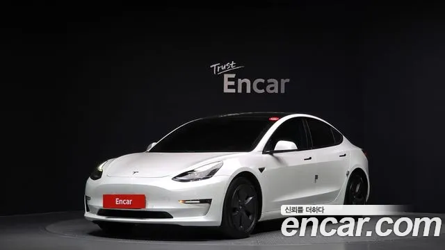 Tesla Model 3 2021 Белый из Кореи