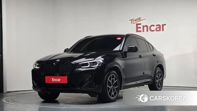 BMW X4 (G02) 2023 Черный из Кореи