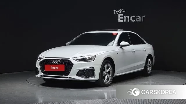 Audi A4 (B9) 2021 Белый из Кореи