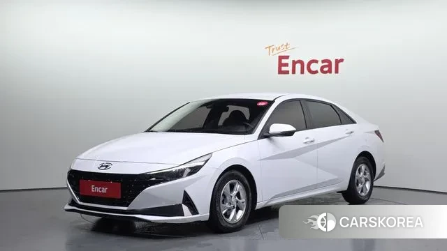 Hyundai Avante (CN7) 2021 Белый из Кореи