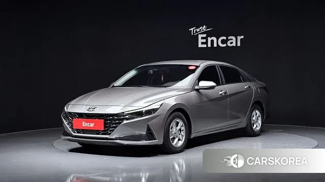 Hyundai Avante (CN7) 2021 Серебристо-серый из Кореи