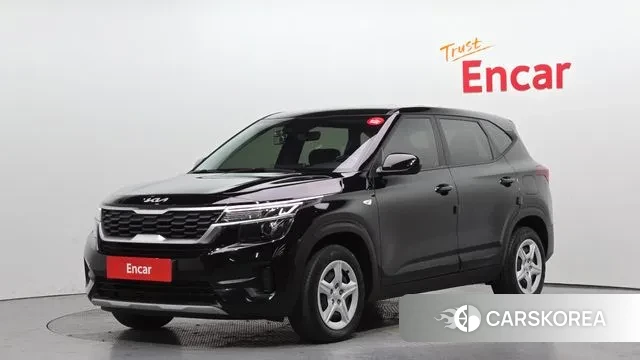 Kia Seltos 2022 Черный из Кореи