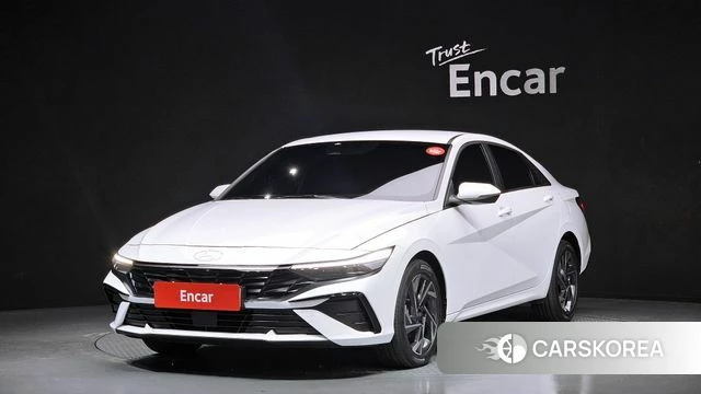 Hyundai The New Avante (CN7) 2023 Белый из Кореи