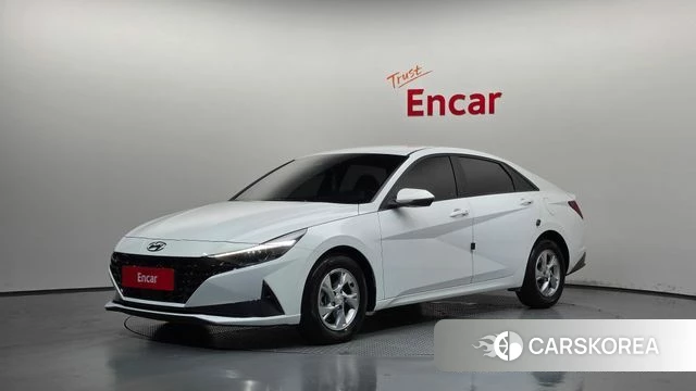 Hyundai Avante (CN7) 2020 Белый из Кореи