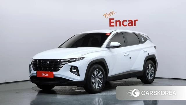 Hyundai Tucson Hybrid (NX4) 2021 Белый из Кореи