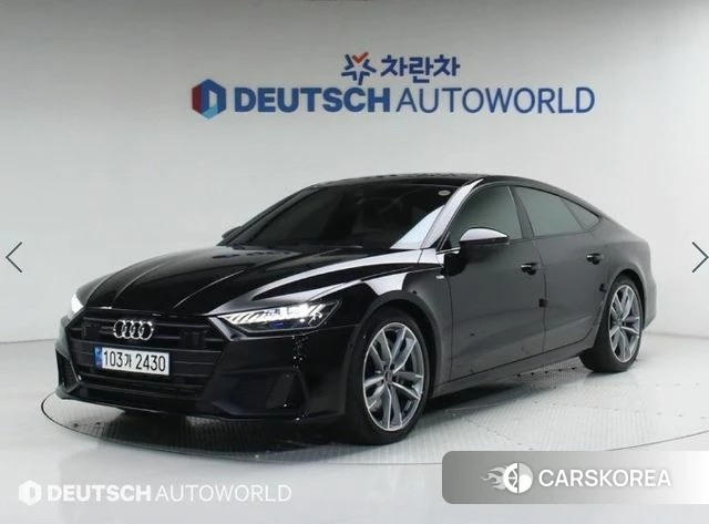 Audi A7 (4K) 2023 Черный из Кореи
