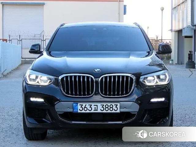 BMW X4 (G02) 2021 Черный из Кореи