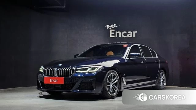 BMW 5 Series (G30) 2023 Черный из Кореи