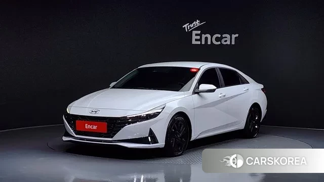 Hyundai Avante (CN7) 2021 Белый из Кореи