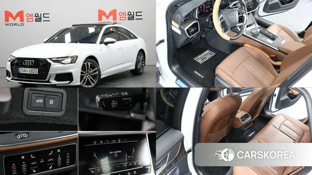Audi A6 (C8) 2022 Белый из Кореи