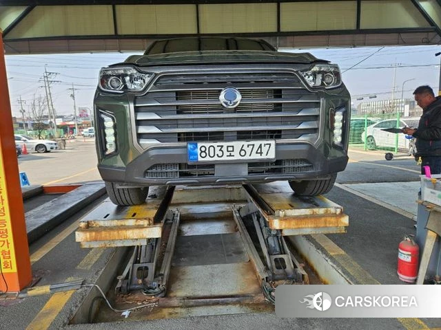 Ssangyong The New Rexton Sport 2023 Зеленый из Кореи