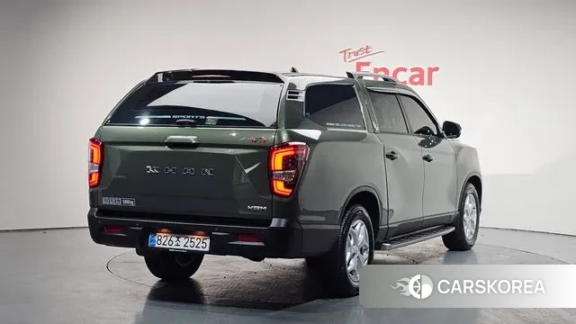 Ssangyong Musso Sports 2nd Generation 2025 Зеленый из Кореи