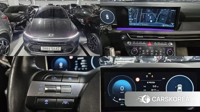 Hyundai Sonata D Edge Hybrid (DN8) 2023 Серый из Кореи