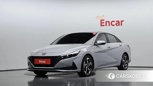 Hyundai Avante (CN7) 2021 Серебристо-серый из Кореи