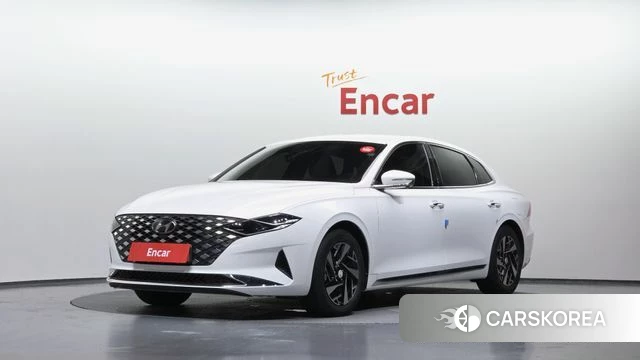 Hyundai The New Grandeur IG Hybrid 2021 Белый из Кореи