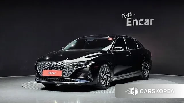 Hyundai The New Grandeur IG Hybrid 2021 Черный из Кореи