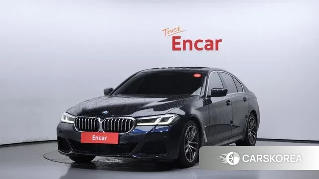 BMW 5 Series (G30) 2021 Синий из Кореи