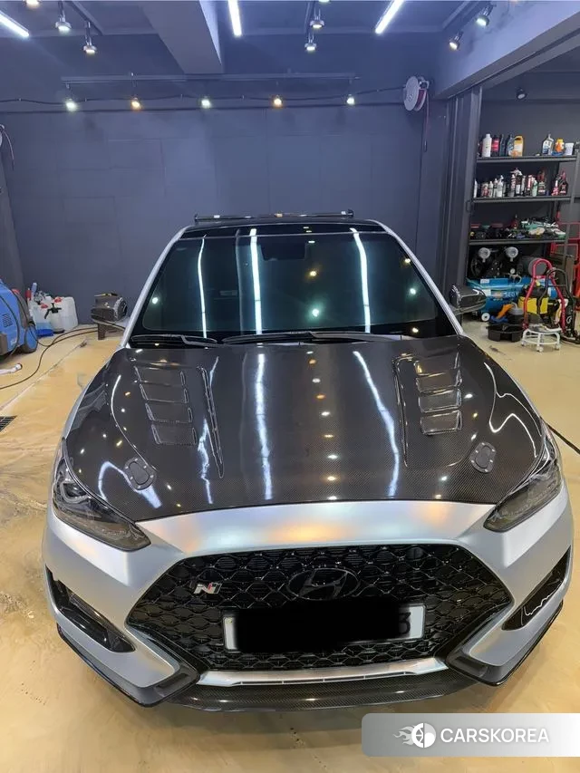 Hyundai Veloster (JS) 2020 Темно-зеленый из Кореи