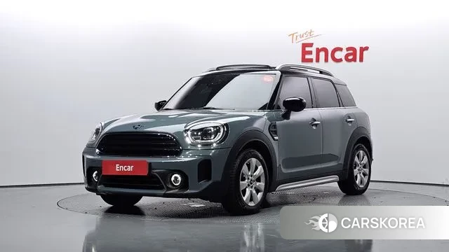 Mini Cooper Countryman 2021 Небесно-голубой из Кореи