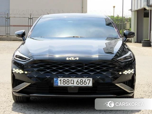 Kia K8 Hybrid 2022 Черный из Кореи