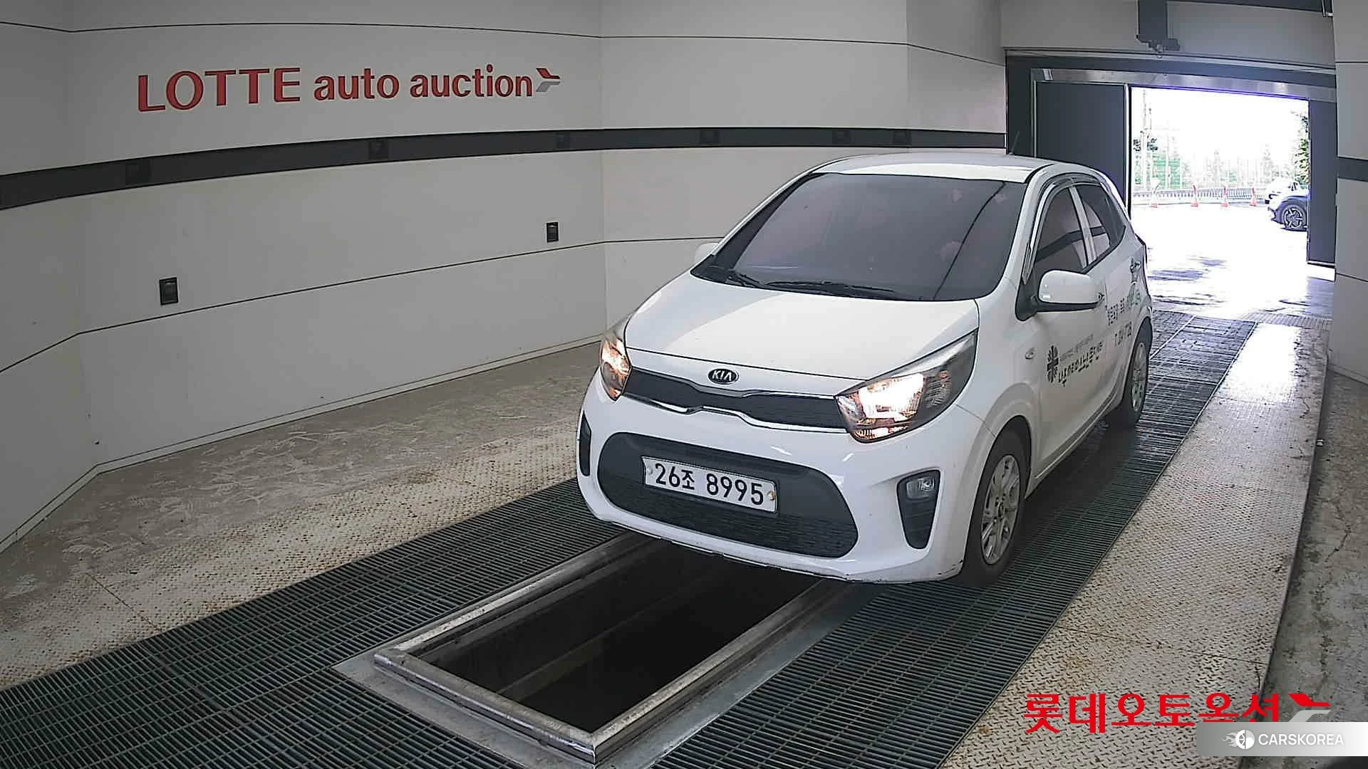 Kia Morning 2018 Белый из Кореи