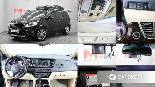 Kia The New Carnival 2018 Черный из Кореи