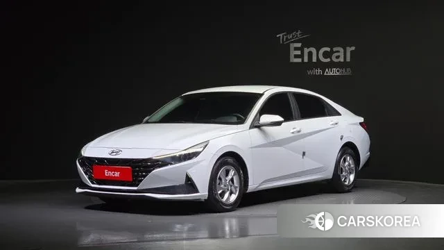 Hyundai Avante (CN7) 2021 Белый из Кореи