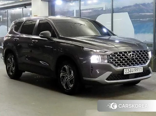 Hyundai The New Santa Fe 2022 Серебристо-серый из Кореи