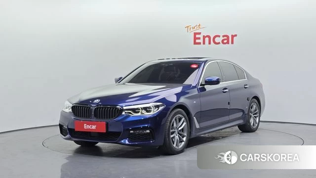 BMW 5 Series (G30) 2018 Синий из Кореи