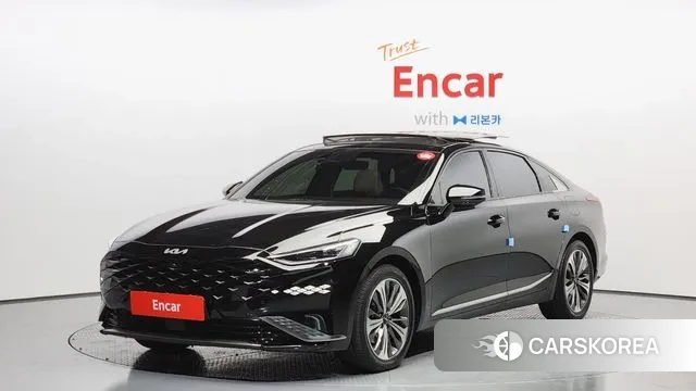 Kia K8 Hybrid 2021 Черный из Кореи