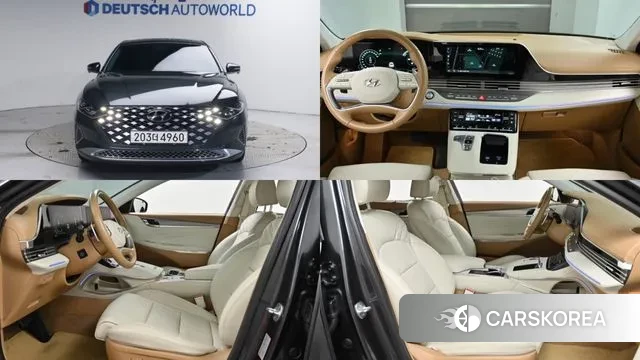 Hyundai The New Grandeur IG Hybrid 2021 Серый из Кореи