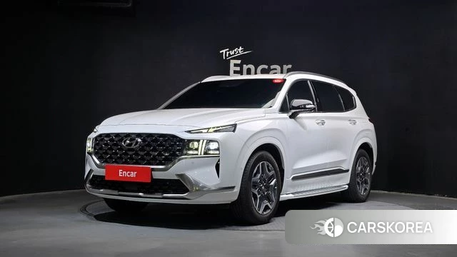 Hyundai The New Santa Fe 2023 Белый из Кореи