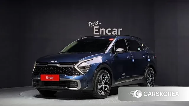 Kia Sportage 5th Generation Hybrid 2023 Синий из Кореи
