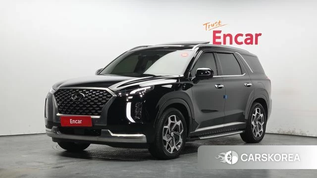 Hyundai Palisade 2022 Черный из Кореи