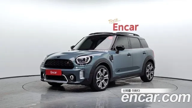 Mini Cooper S Countryman 2023 Небесно-голубой из Кореи