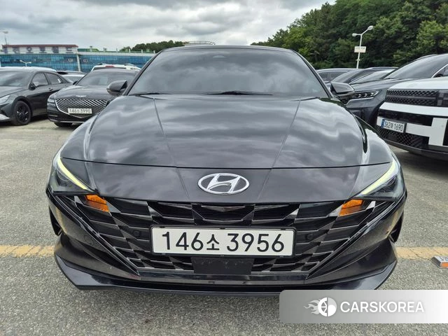 Hyundai Avante (CN7) 2022 Черный из Кореи
