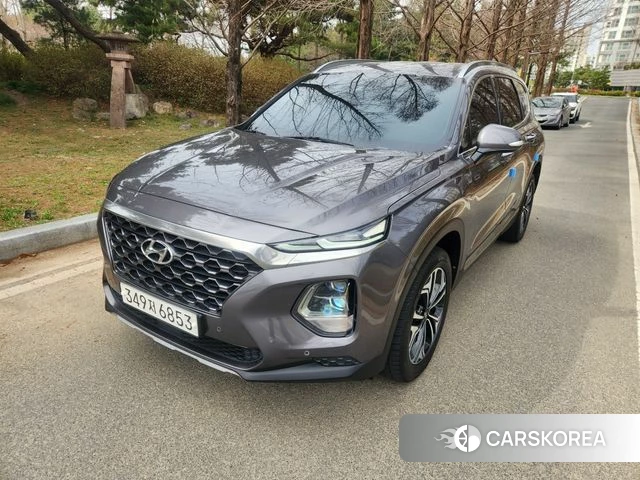 Hyundai Santa Fe TM 2019 Серый из Кореи
