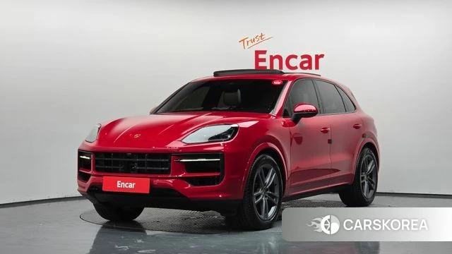 Porsche Cayenne (PO536) 2024 Красный из Кореи