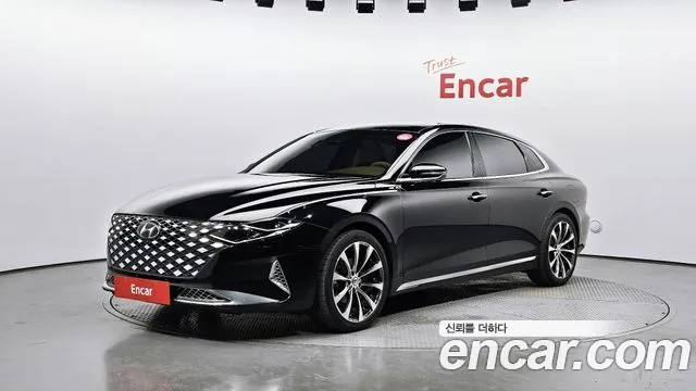Hyundai The New Grandeur IG Hybrid 2020 Черный из Кореи
